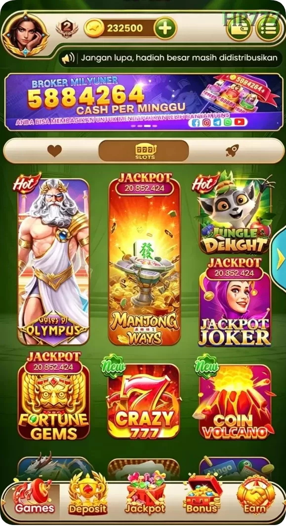 Cuplikan layar VENOM889 — halaman utama
