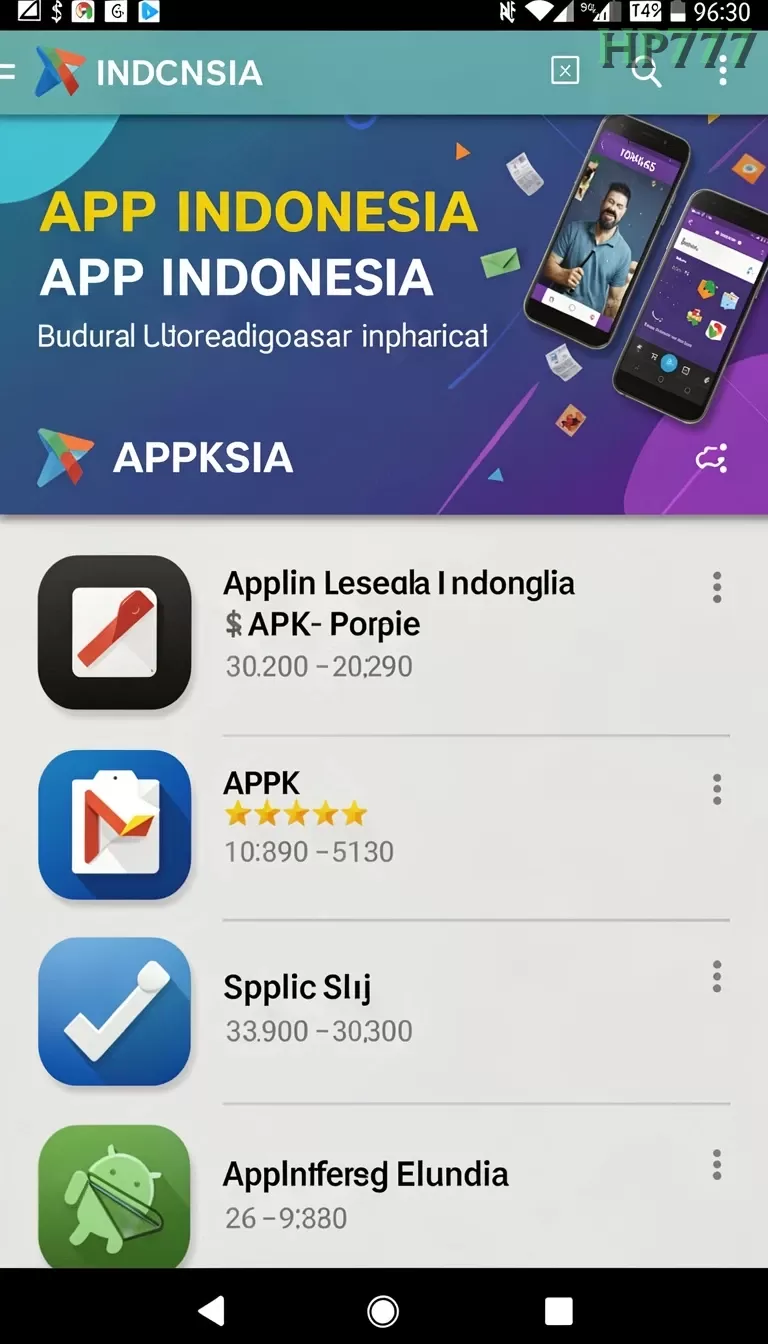 Cuplikan layar LAYARKACA21 — menu navigasi